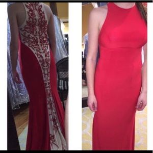 RED XCITE PROM DRESS size 2